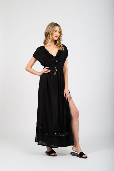 women's swimwear lace splice summer maxi robe v neck sashes sheer pareos bohemian holiday slim beach long vestido hxhd, White;black
women's swimwear lace splice summer maxi robe v neck sashes sheer pareos bohemian holiday slim beach long vestido hxhd, White;black