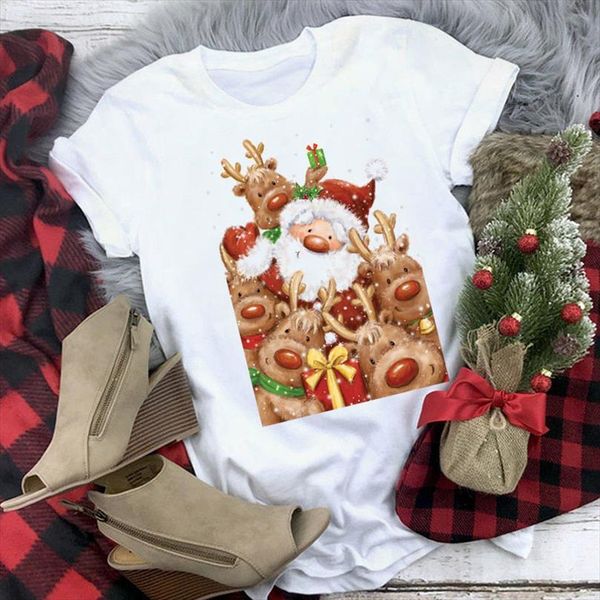 cute reindeer and santa claus men women fashion christmas harajuku short sleeve female kawaii tee, White;black
cute reindeer and santa claus men women fashion christmas harajuku short sleeve female kawaii tee, White;black