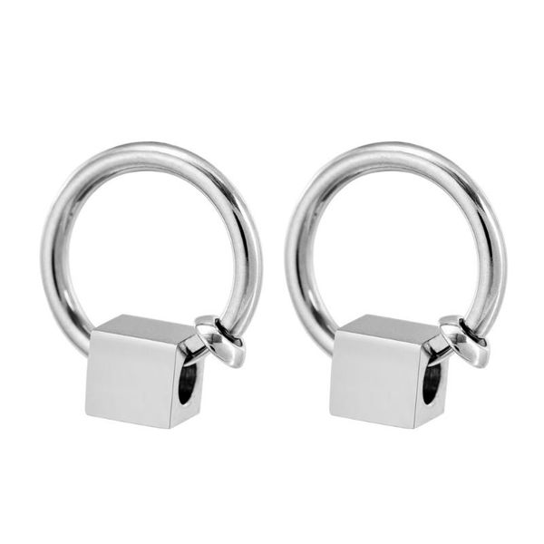 hoop & huggie fashion men punk earrings hip pendant stainless steel nose ring stud earring goth trend rock hipster ear clip gift, Golden;silver
hoop & huggie fashion men punk earrings hip pendant stainless steel nose ring stud earring goth trend rock hipster ear clip gift, Golden;silver