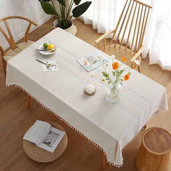 table cloth rectangular simple fashion garden style kitchen waterproof and dustproof polyester tablecloth with tassels
table cloth rectangular simple fashion garden style kitchen waterproof and dustproof polyester tablecloth with tassels