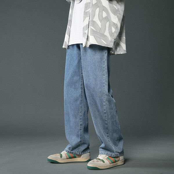 Summer Wide-leg Jeans Mens Fashion Multicolor Baggy Harajuku Jeans Men Streetwear Loose Hip-hop Straight Denim Trousers Mens, Black gray
Summer Wide-leg Jeans Mens Fashion Multicolor Baggy Harajuku Jeans Men Streetwear Loose Hip-hop Straight Denim Trousers Mens, Black gray
