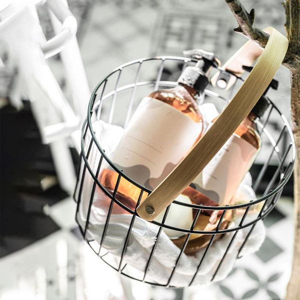 storage baskets basket with solid wood handle wrought iron hollow vegetable fruit snack for living room kitchen
storage baskets basket with solid wood handle wrought iron hollow vegetable fruit snack for living room kitchen