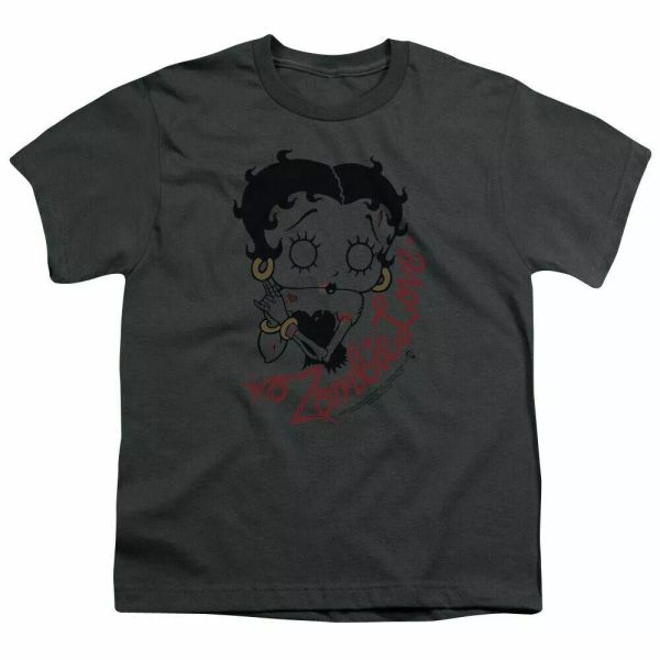 betty boop classic zombie kids youth t shirt licensed cartoon tee charcoal, White;black
betty boop classic zombie kids youth t shirt licensed cartoon tee charcoal, White;black