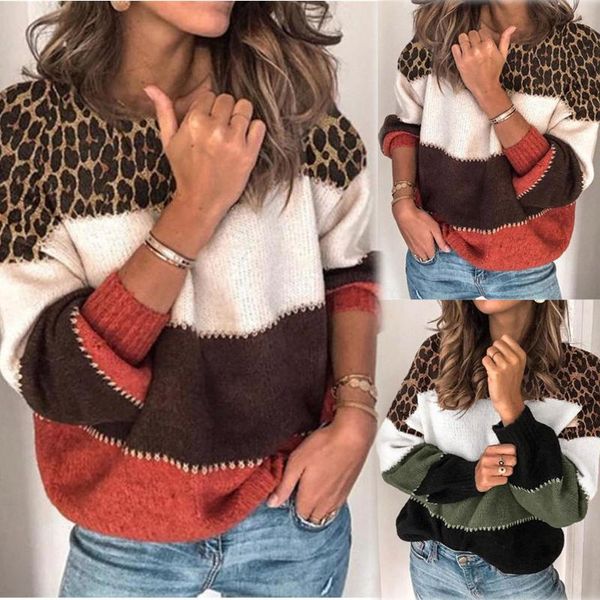 casual loose sweater ladies fashion round neck long sleeve color block 2021 autumn pullover knit streetwear women's sweaters, White;black
casual loose sweater ladies fashion round neck long sleeve color block 2021 autumn pullover knit streetwear women's sweaters, White;black
