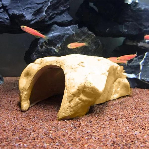 artificial hideout resin ornament cave fish tank landscaping decoration accessories for aquarium decorations 
artificial hideout resin ornament cave fish tank landscaping decoration accessories for aquarium decorations