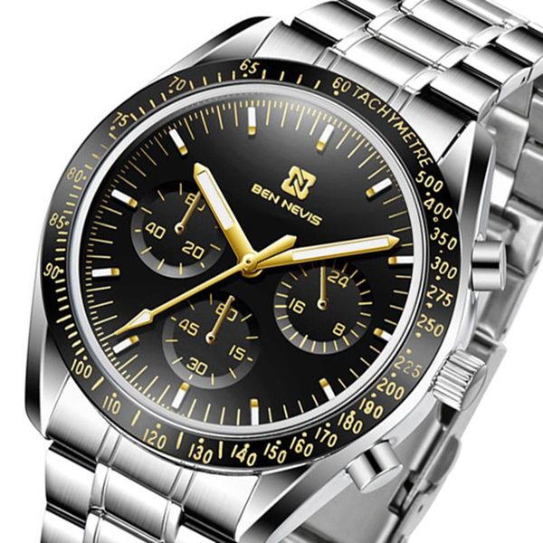 wristwatches relogio masculino ben nevis sport chronograph mens watches brand full steel quartz clock waterproof big dial watch men, Slivery;brown
wristwatches relogio masculino ben nevis sport chronograph mens watches brand full steel quartz clock waterproof big dial watch men, Slivery;brown