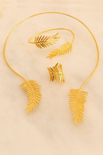 earrings & necklace women's fashion jewelry botanical fern figured leash necklace-bracelet-ring sets, Silver
earrings & necklace women's fashion jewelry botanical fern figured leash necklace-bracelet-ring sets, Silver