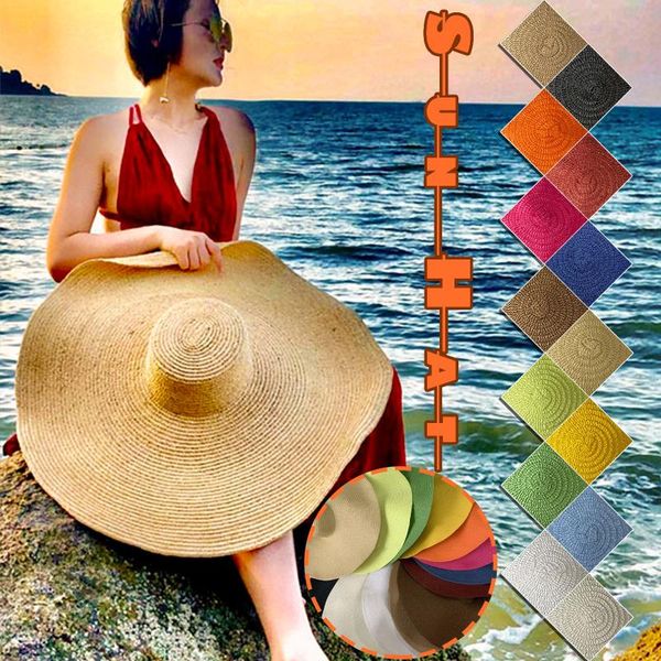 outdoor hats straw-hat sunscreen panama wide 2021 women's big coastal sun hat straw foldable beach, Black;white
outdoor hats straw-hat sunscreen panama wide 2021 women's big coastal sun hat straw foldable beach, Black;white