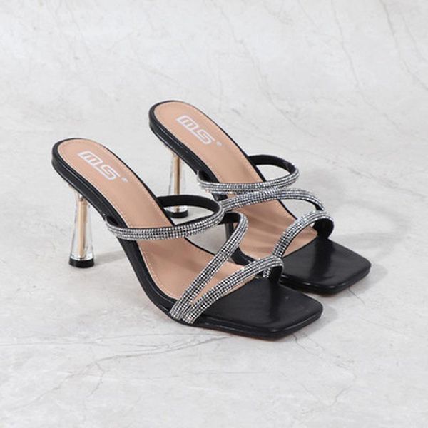 dress shoes 2021 summer women slippers rhinestone square toe high heel flip flop feminine transparent thick sandals, Black
dress shoes 2021 summer women slippers rhinestone square toe high heel flip flop feminine transparent thick sandals, Black