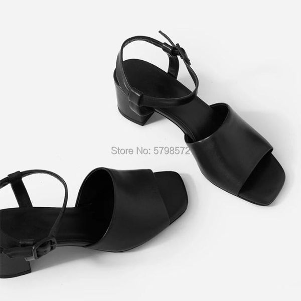 dress shoes summer's open toe square sandals with thick heels women's lace up middle heel leather high, Black
dress shoes summer's open toe square sandals with thick heels women's lace up middle heel leather high, Black