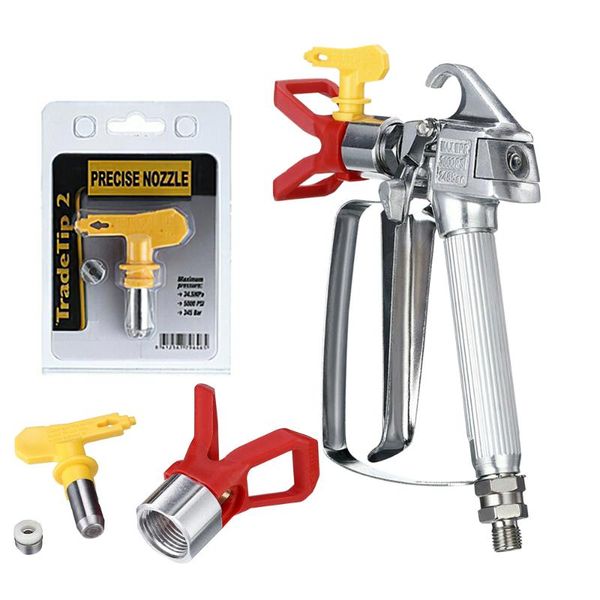 professional spray guns portable airless gun aluminum alloy 3600psi needle durable paint sprayer with 517 tip and guard for home cleaning
professional spray guns portable airless gun aluminum alloy 3600psi needle durable paint sprayer with 517 tip and guard for home cleaning
