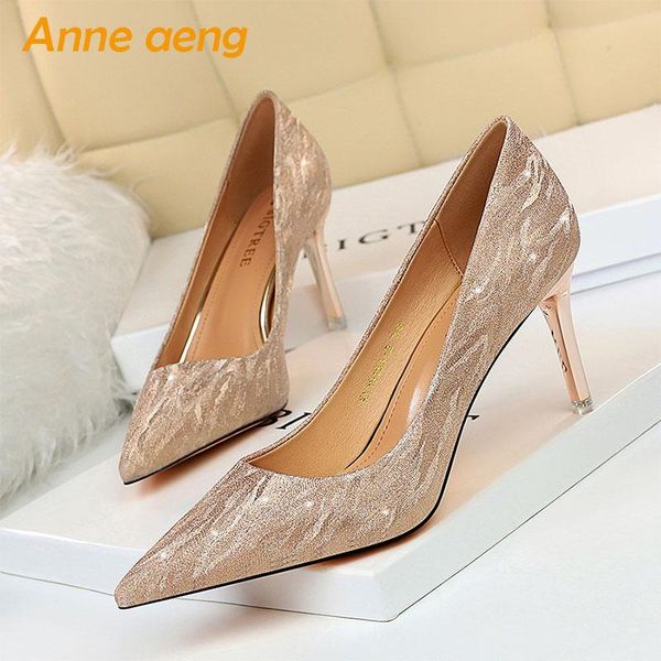 dress shoes 2021 women pumps high thin heel pointed toe bling banquet bridal wedding gold ladies metal heels, Black
dress shoes 2021 women pumps high thin heel pointed toe bling banquet bridal wedding gold ladies metal heels, Black