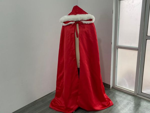 wraps & jackets faux fur trim cloak red satin bridal hooded wedding christmas winter cape bride accessories, White
wraps & jackets faux fur trim cloak red satin bridal hooded wedding christmas winter cape bride accessories, White