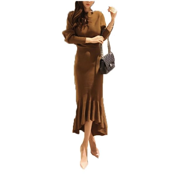 autumn winter knitted dress women 19 korean black maroon high waist round neck long sleeve fashion slim feminina lr628 210531, Black;gray
autumn winter knitted dress women 19 korean black maroon high waist round neck long sleeve fashion slim feminina lr628 210531, Black;gray