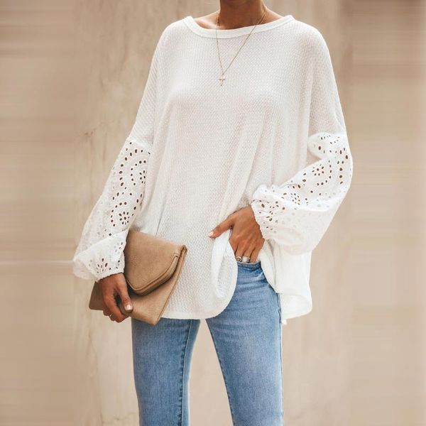 women's sweaters fall winter women batwing sweater off shoulder fashion loose pullover hollow out elegant korean retro casual oversize, White;black
women's sweaters fall winter women batwing sweater off shoulder fashion loose pullover hollow out elegant korean retro casual oversize, White;black
