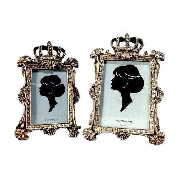 frames antique crown style resin picture frame po holder decoration decor 
frames antique crown style resin picture frame po holder decoration decor