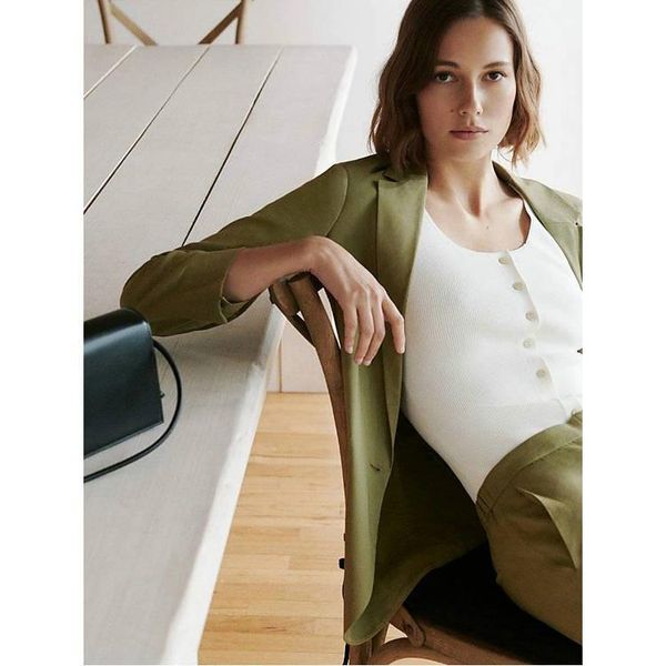 women's suits & blazers autumn bean green suit coat casual linen blazer, White;black
women's suits & blazers autumn bean green suit coat casual linen blazer, White;black