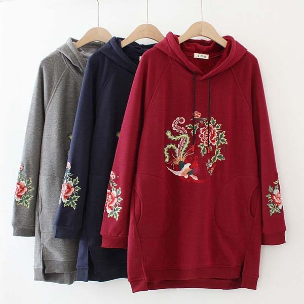 women's hoodies & sweatshirts autumn and winter style plus size hoodie 4xl-7xl fashion pocket embroidered irregular hem pullover bust 1, Black
women's hoodies & sweatshirts autumn and winter style plus size hoodie 4xl-7xl fashion pocket embroidered irregular hem pullover bust 1, Black