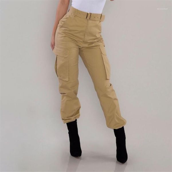 brand women casual loose pants high waist military combat trouser ladies cargo girls pockets army trousers autumn wear women's & capris, Black;white
brand women casual loose pants high waist military combat trouser ladies cargo girls pockets army trousers autumn wear women's & capris, Black;white