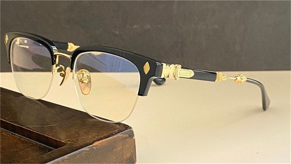 pop retro men optical glasses eva punk style design square half-frame with leather box hd clear lens quality, Black
pop retro men optical glasses eva punk style design square half-frame with leather box hd clear lens quality, Black