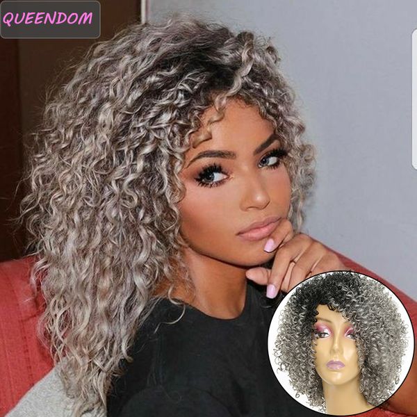 silver grey short afro kinky curly bob wigs for black women ombre synthetic afro american wig natural side part cosplay hair wig
silver grey short afro kinky curly bob wigs for black women ombre synthetic afro american wig natural side part cosplay hair wig