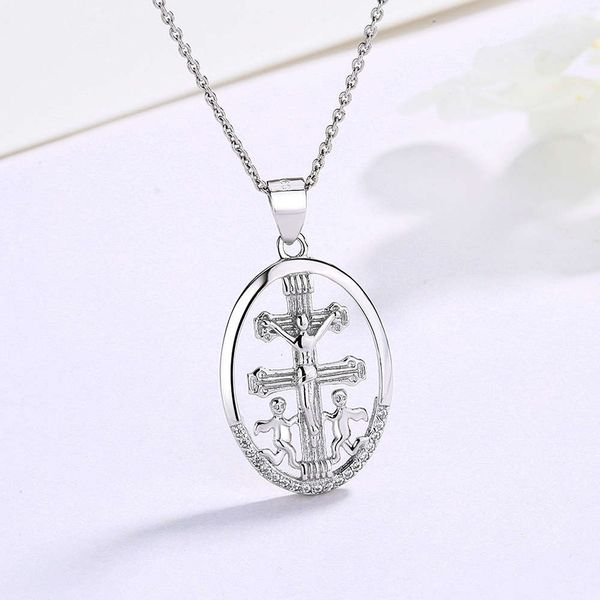 silver s925 sterling virgin mary jesus necklace classic fashion christian women's pendant factory
silver s925 sterling virgin mary jesus necklace classic fashion christian women's pendant factory