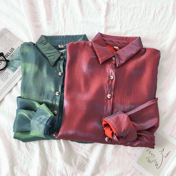 women satin silk blouse spring green long sleeve bright shirts female vintage korean large size blouses casual loose women's &, White
women satin silk blouse spring green long sleeve bright shirts female vintage korean large size blouses casual loose women's &, White