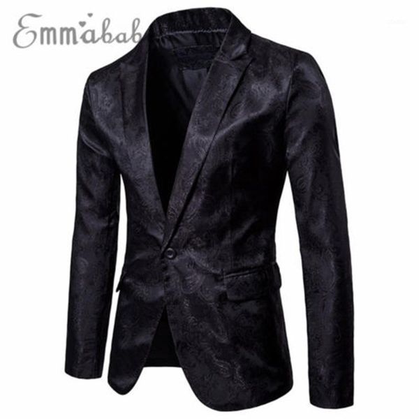 men's suits & blazers hipster rose floral suit jacket 2021 brand slim fit single breasted one button formal blazer coat, White;black
men's suits & blazers hipster rose floral suit jacket 2021 brand slim fit single breasted one button formal blazer coat, White;black