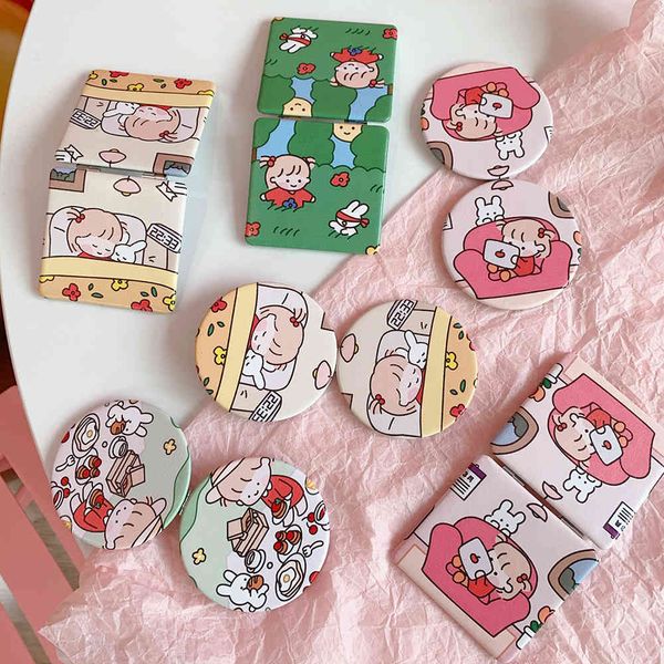 mirrors mini creative portable makeup cartoon mini portable girl's sweet and lovely portable creative round
mirrors mini creative portable makeup cartoon mini portable girl's sweet and lovely portable creative round