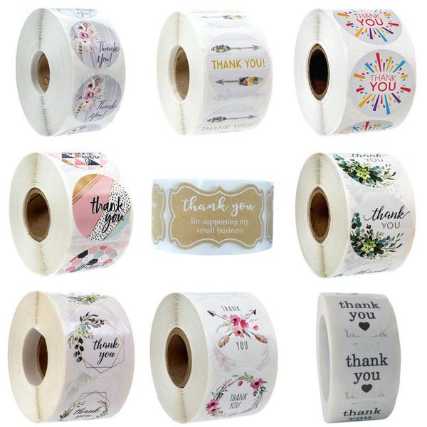 gift wrap 9 style 500pcs/roll 2.5cm thank you stickers seal labels packaging wedding birthday party offer stationery sticker
gift wrap 9 style 500pcs/roll 2.5cm thank you stickers seal labels packaging wedding birthday party offer stationery sticker