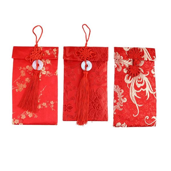 gift wrap 3pcs chinese style red envelopes brocade bag money fabric pockets for year wedding (rando
gift wrap 3pcs chinese style red envelopes brocade bag money fabric pockets for year wedding (rando