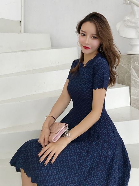 dress blue white short sleeve jacquard rayon bandage elegant homecoming party dress, Black;gray
dress blue white short sleeve jacquard rayon bandage elegant homecoming party dress, Black;gray