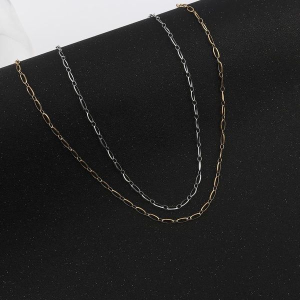 chains punk style stainless steel necklace gold/silver color oval link for women girls party club fashion jewelry 50cm long, 1pc
chains punk style stainless steel necklace gold/silver color oval link for women girls party club fashion jewelry 50cm long, 1pc