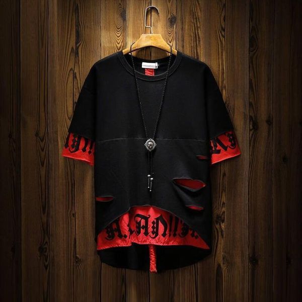 hip hop half sleeve casual men t shirts harajuku fashion patchwork black summer cotton streetwear, White;black
hip hop half sleeve casual men t shirts harajuku fashion patchwork black summer cotton streetwear, White;black