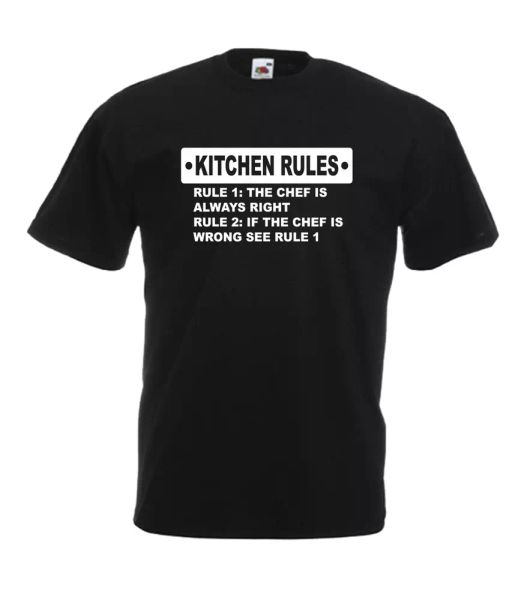 chef kitchen rules xmas gift idea mens women t shirts multi-color s-2xl, White;black
chef kitchen rules xmas gift idea mens women t shirts multi-color s-2xl, White;black