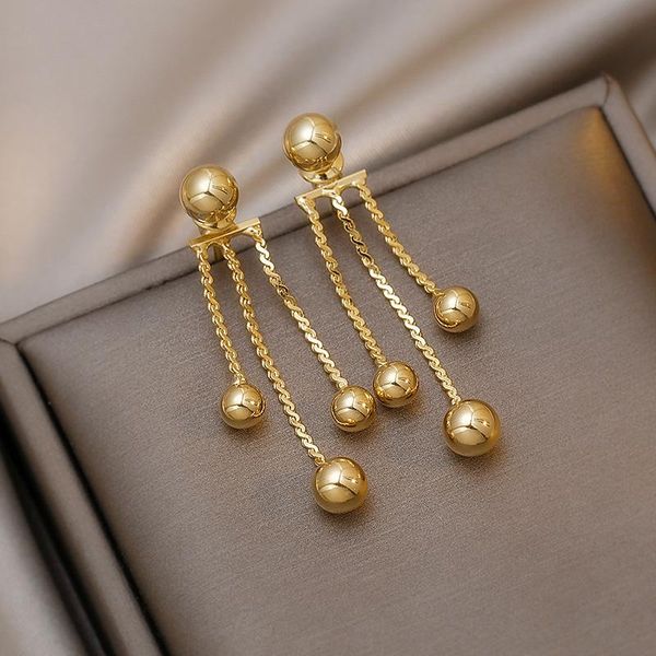 Dangle & Chandelier Golden Round Bead Pendant Tassel Lady Earrings 2021 Trend Exquisite Retro Metal Hanging Daily Jewelry Accessories, Silver
Dangle & Chandelier Golden Round Bead Pendant Tassel Lady Earrings 2021 Trend Exquisite Retro Metal Hanging Daily Jewelry Accessories, Silver