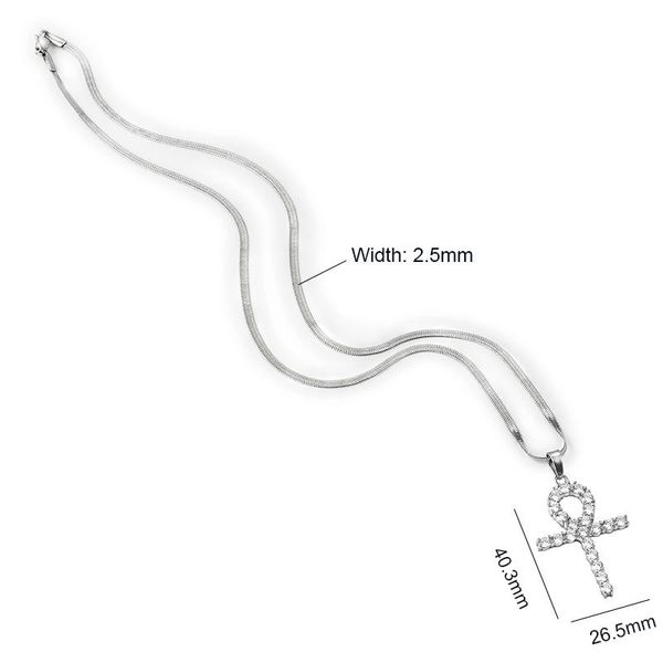 pendant necklaces stainless steel silver color necklace for mens women cross chains flat snake chain crystal jewelry gifts
pendant necklaces stainless steel silver color necklace for mens women cross chains flat snake chain crystal jewelry gifts