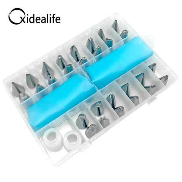 baking & pastry tools 32pcs cake decorating pipping nozzles tip set kit, silicone icing piping cream bag 28pcs
baking & pastry tools 32pcs cake decorating pipping nozzles tip set kit, silicone icing piping cream bag 28pcs