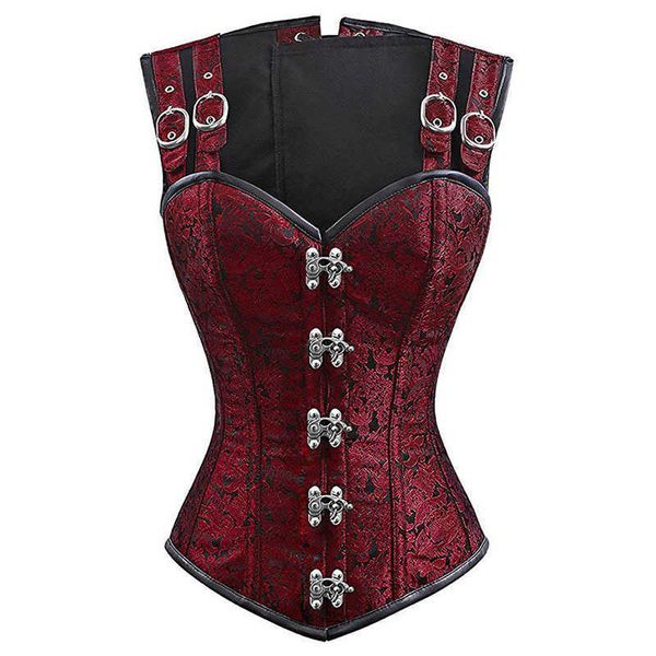 waist tummy shaper 8098# gothic punk steel double button shoulder belt shaping bone cloth women's lengthened luggage buckle bodysuit
waist tummy shaper 8098# gothic punk steel double button shoulder belt shaping bone cloth women's lengthened luggage buckle bodysuit