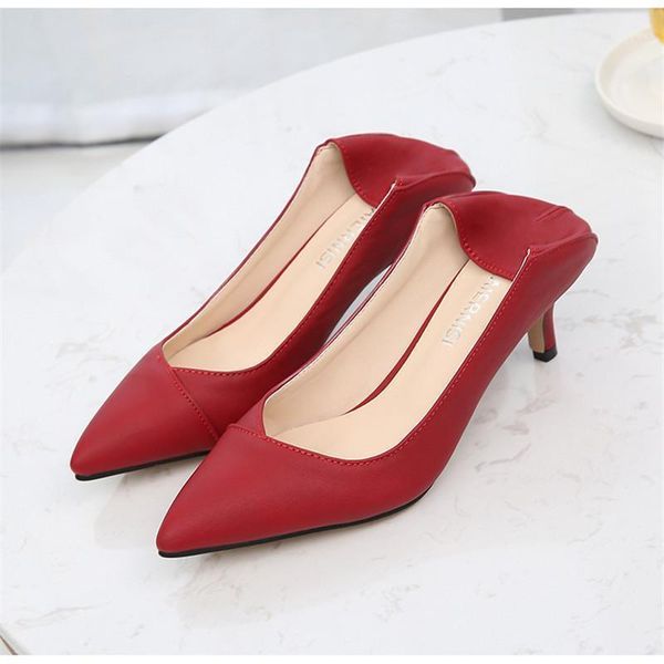 dress shoes fashion large size 35-46 ladies pointed toe stiletto high heel casual women's pu5cm mid-heel shoes11, Black
dress shoes fashion large size 35-46 ladies pointed toe stiletto high heel casual women's pu5cm mid-heel shoes11, Black
