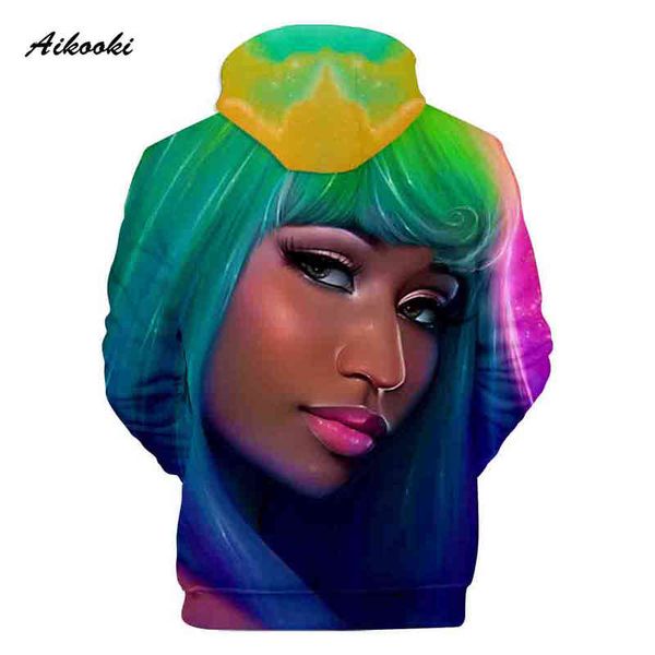 women's hoodies & sweatshirts female/male fashion nicki minaj 3d hoodie sweatshirts printed sleeves long pullover peculiar all-match ov, Black
women's hoodies & sweatshirts female/male fashion nicki minaj 3d hoodie sweatshirts printed sleeves long pullover peculiar all-match ov, Black