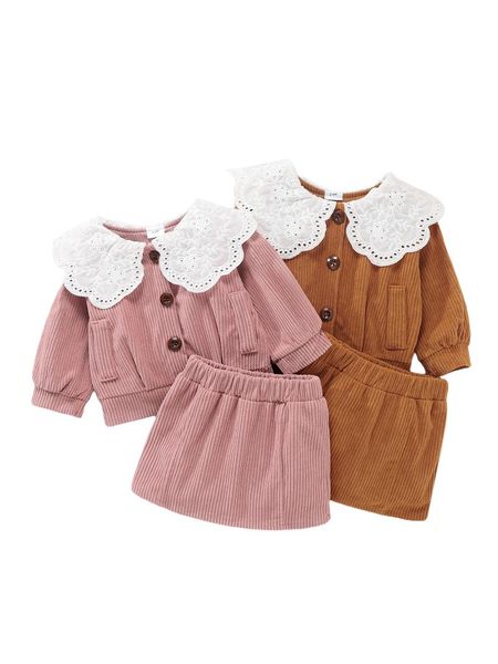 clothing sets citgeeautumn winter infant baby girls ribbed outfits ruffled collar long sleeve skirt set, White
clothing sets citgeeautumn winter infant baby girls ribbed outfits ruffled collar long sleeve skirt set, White