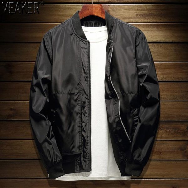 men's jackets 2021 autumn zipper bomber jacket male solid color slim fit casual thin coat outerwear m-4xl, Black;brown
men's jackets 2021 autumn zipper bomber jacket male solid color slim fit casual thin coat outerwear m-4xl, Black;brown