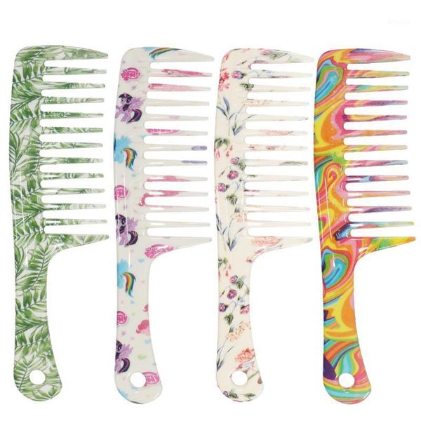 blue zoo4 color water transfer flower large tooth comb straight handle size wide curling 1, Silver
blue zoo4 color water transfer flower large tooth comb straight handle size wide curling 1, Silver