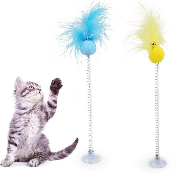 cat toys random color funny stick colorful turkey feathers for playing pet training toy tease interactive
cat toys random color funny stick colorful turkey feathers for playing pet training toy tease interactive