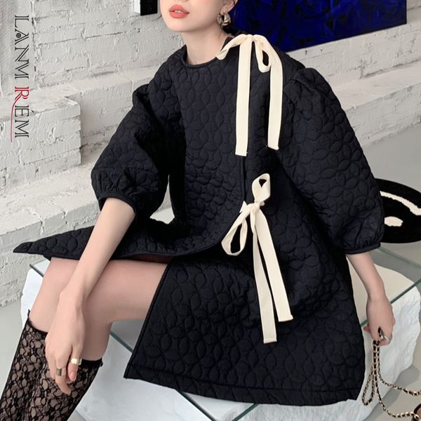 spring autumn dress women puff sleeve plus size o neck cotton short dresses fashion streewear clothes 2a3297 210507, Black;gray
spring autumn dress women puff sleeve plus size o neck cotton short dresses fashion streewear clothes 2a3297 210507, Black;gray