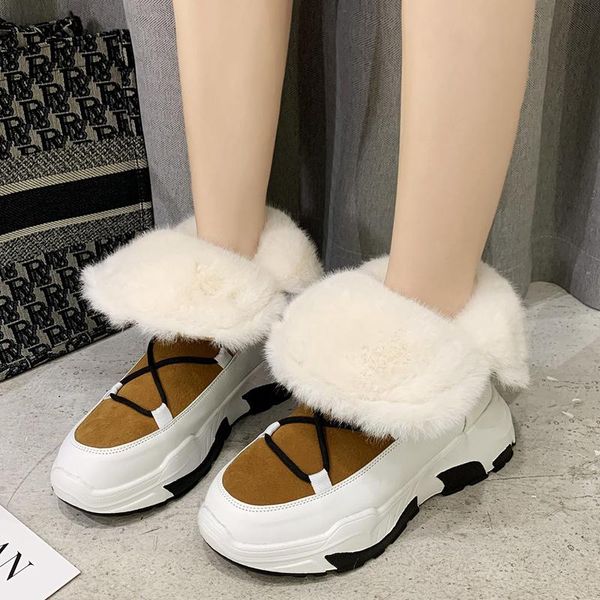 boots 2021 non-slip chunky platform ankle for women winter short plush snow woman cotton padded warm sneakers, Black
boots 2021 non-slip chunky platform ankle for women winter short plush snow woman cotton padded warm sneakers, Black