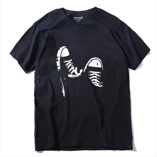 100% cotton casual short sleeve men skate shoes cool summer male tee shirts, White;black
100% cotton casual short sleeve men skate shoes cool summer male tee shirts, White;black