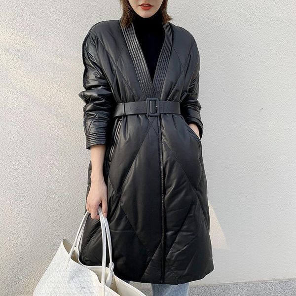 women's leather & faux genuine jacket women down sheepskin coat female autumn winter woman parkas mujer chaqueta ggs19d19004 pph1495, Black
women's leather & faux genuine jacket women down sheepskin coat female autumn winter woman parkas mujer chaqueta ggs19d19004 pph1495, Black