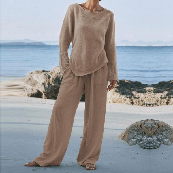 women's two piece pants women elegant solid color sets 2021 autumn casual o-neck long sleeve pullovers fashion sweatshirt suits pocket, White
women's two piece pants women elegant solid color sets 2021 autumn casual o-neck long sleeve pullovers fashion sweatshirt suits pocket, White